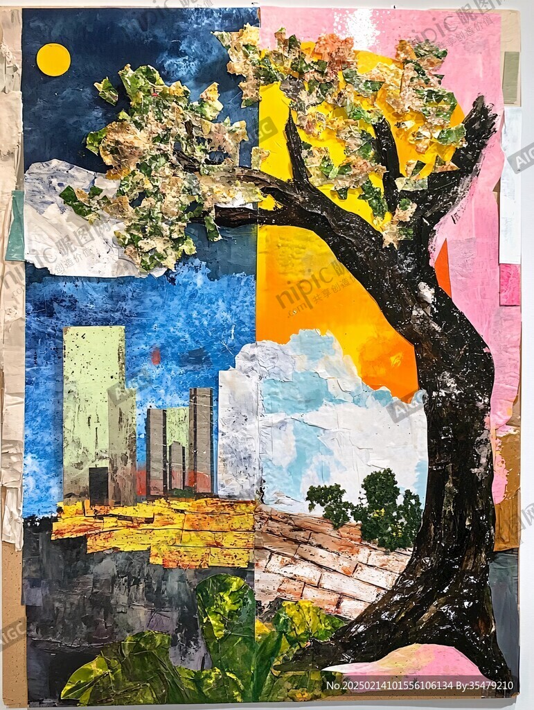 创意树木画