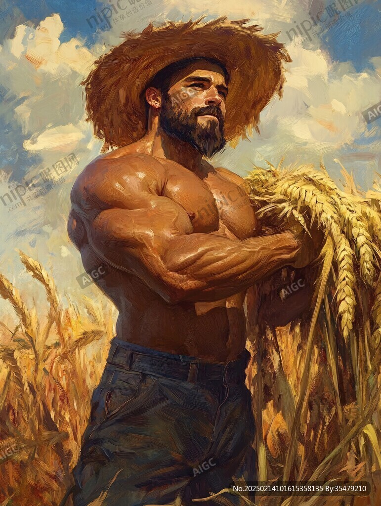 努力工作粮食系列作品