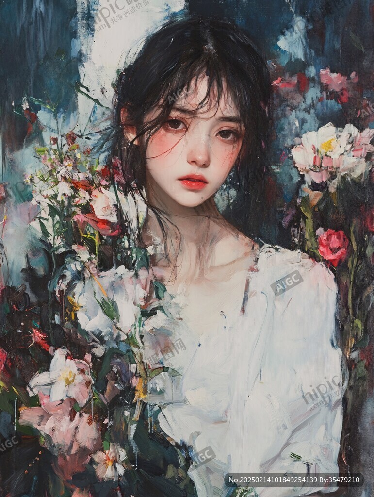 厚涂少女