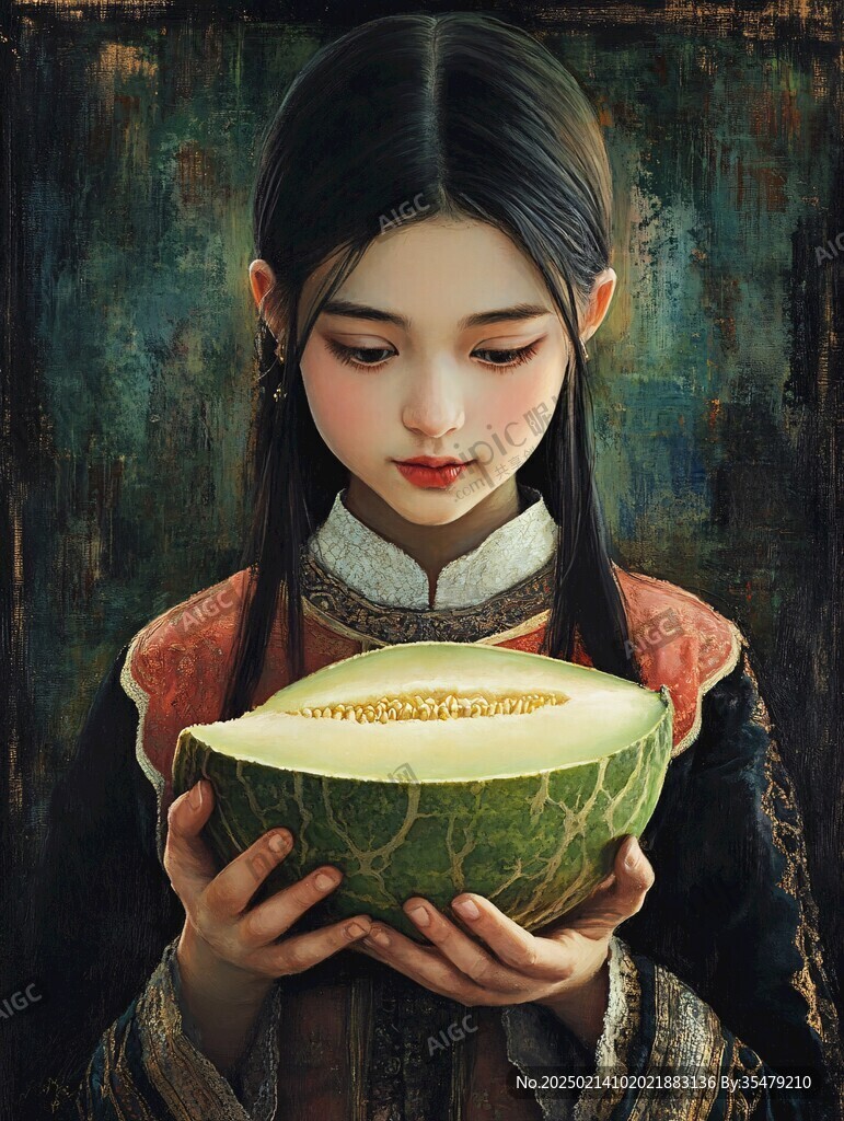 写实人物插画