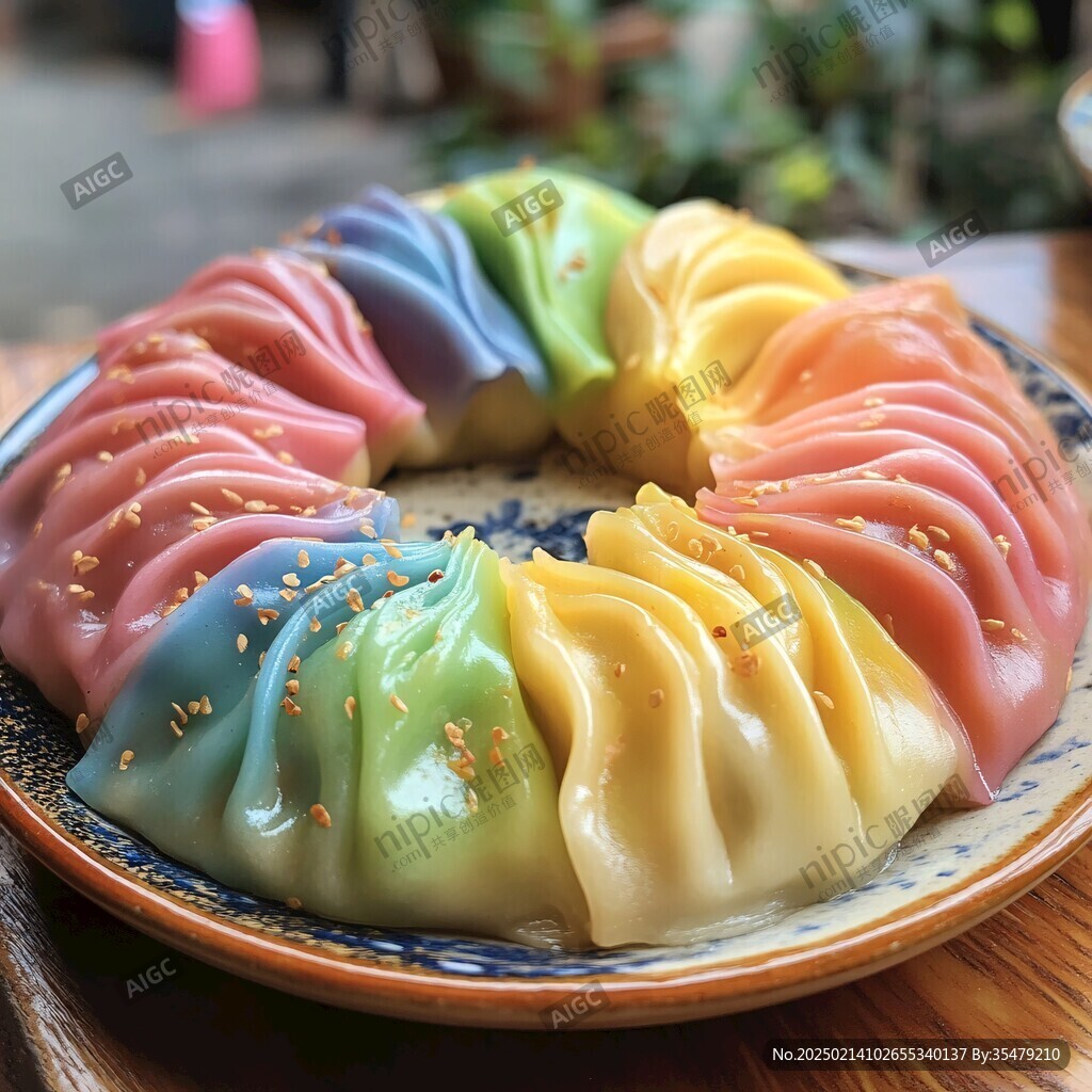 彩虹饺