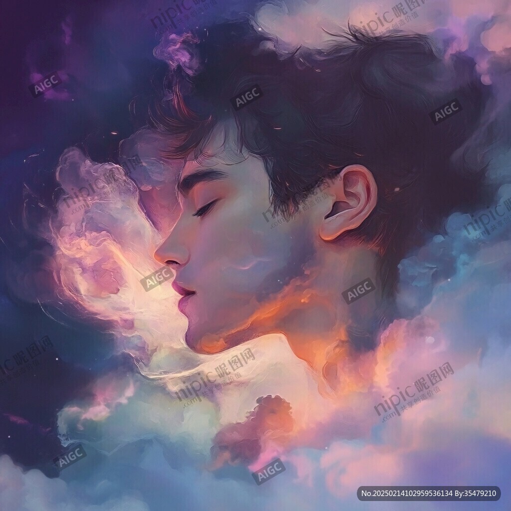 手绘追光的少年
