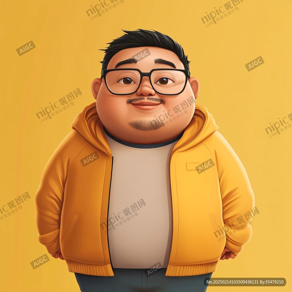 q版胖哥形象
