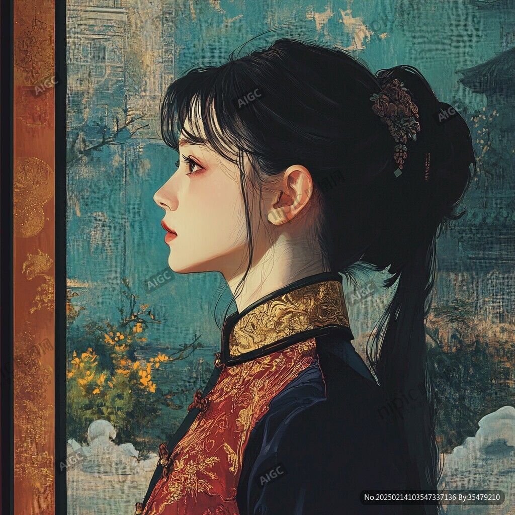 格格头像插画
