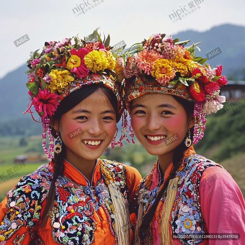 普米族少女