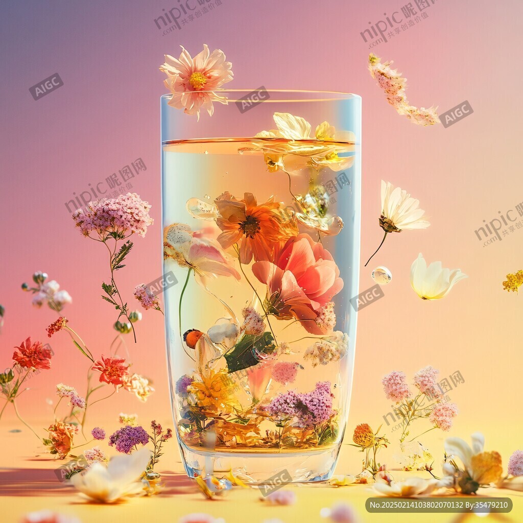 3d立体唯美花卉