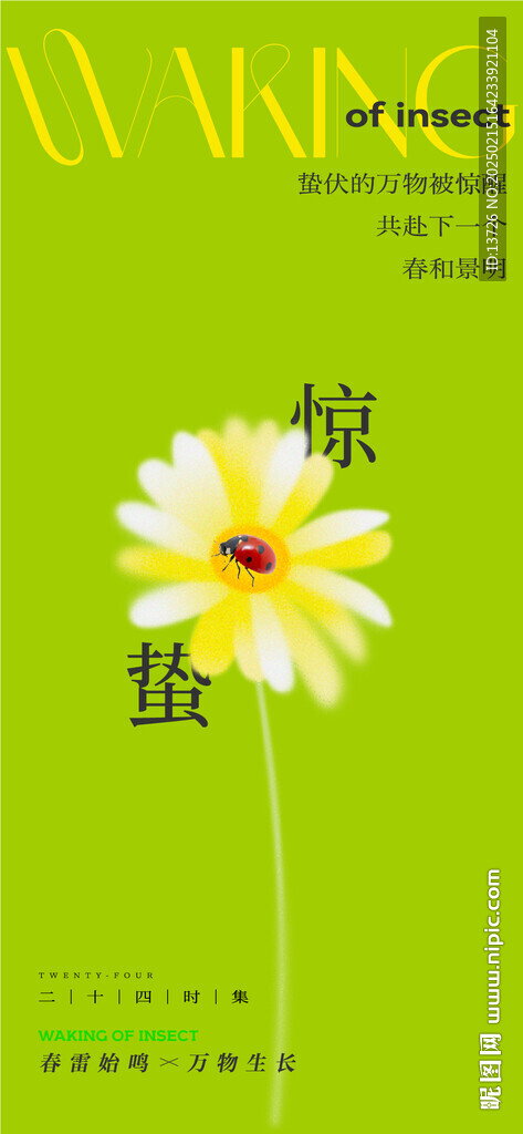 惊蛰节气海报图片