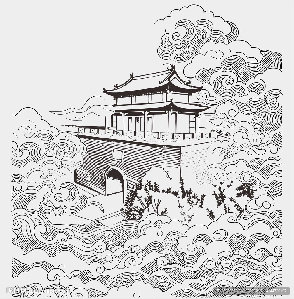 祥云城墙 