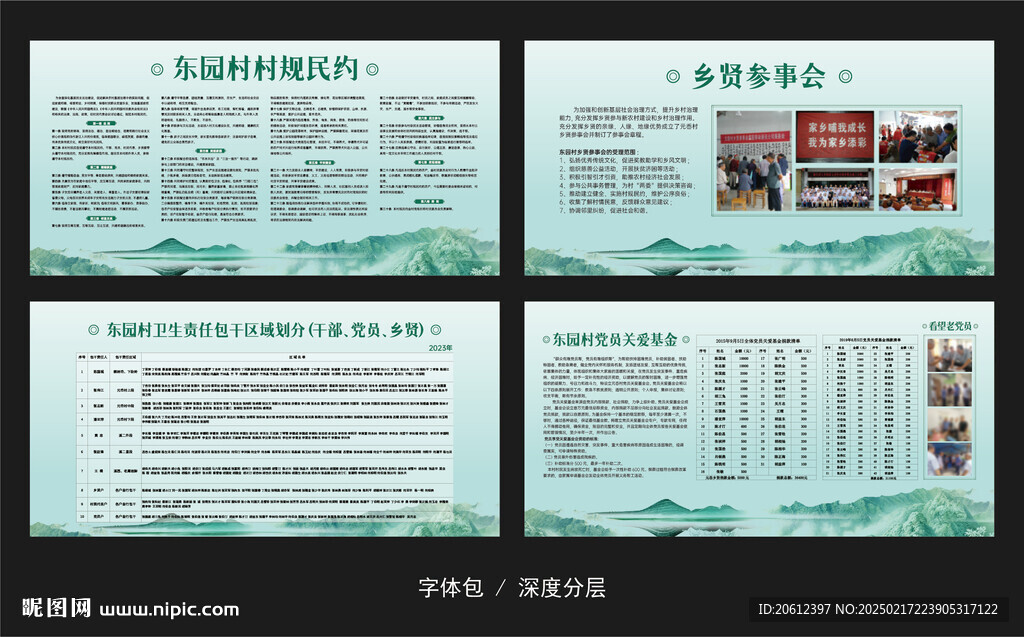 乡村居民公约 乡贤会