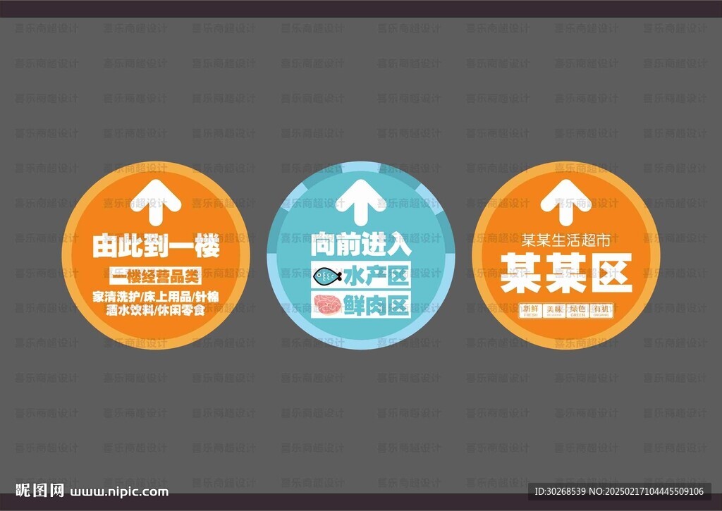 超市吊顶灯箱