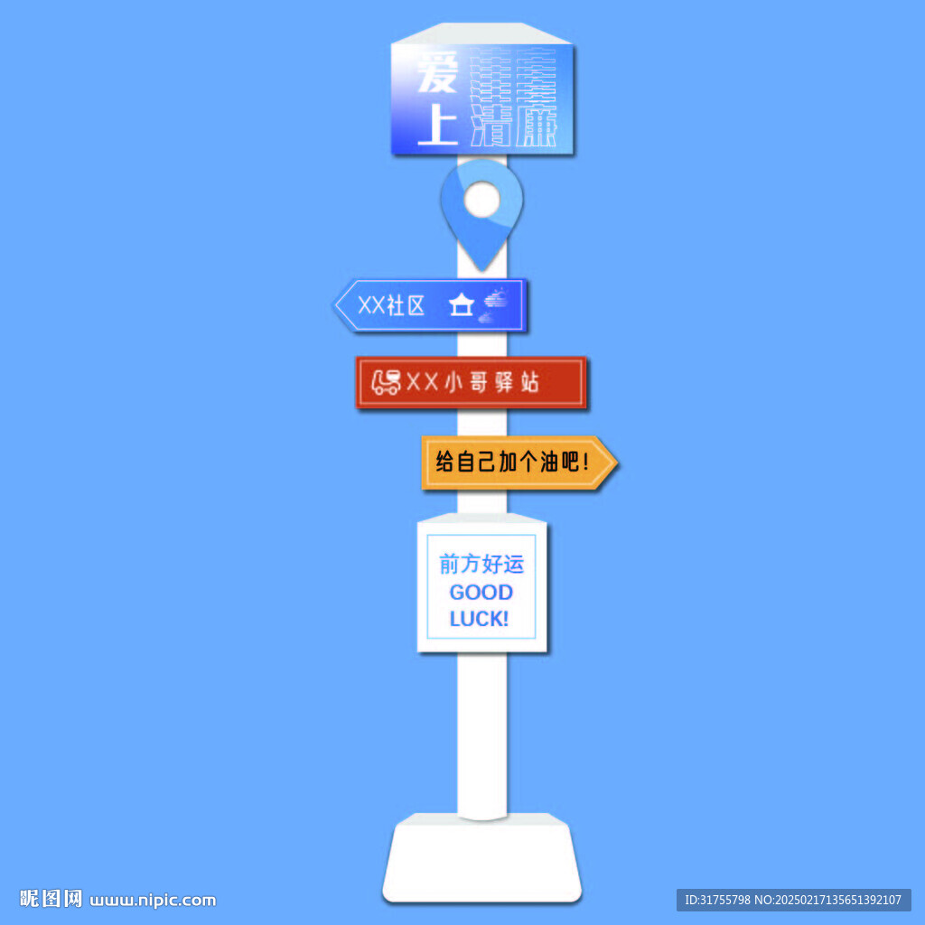 社区指引牌
