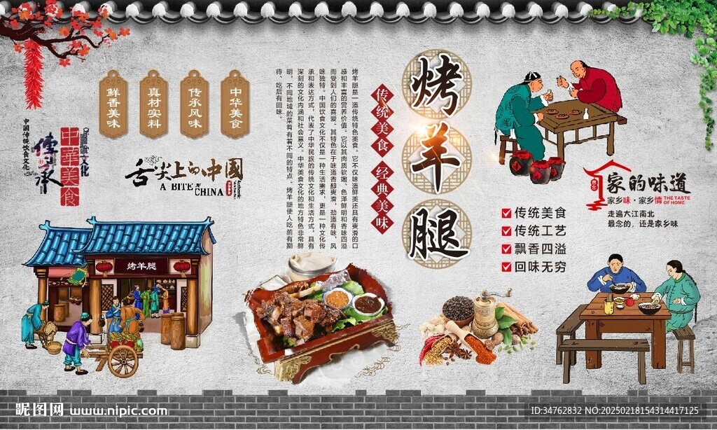 烤羊腿