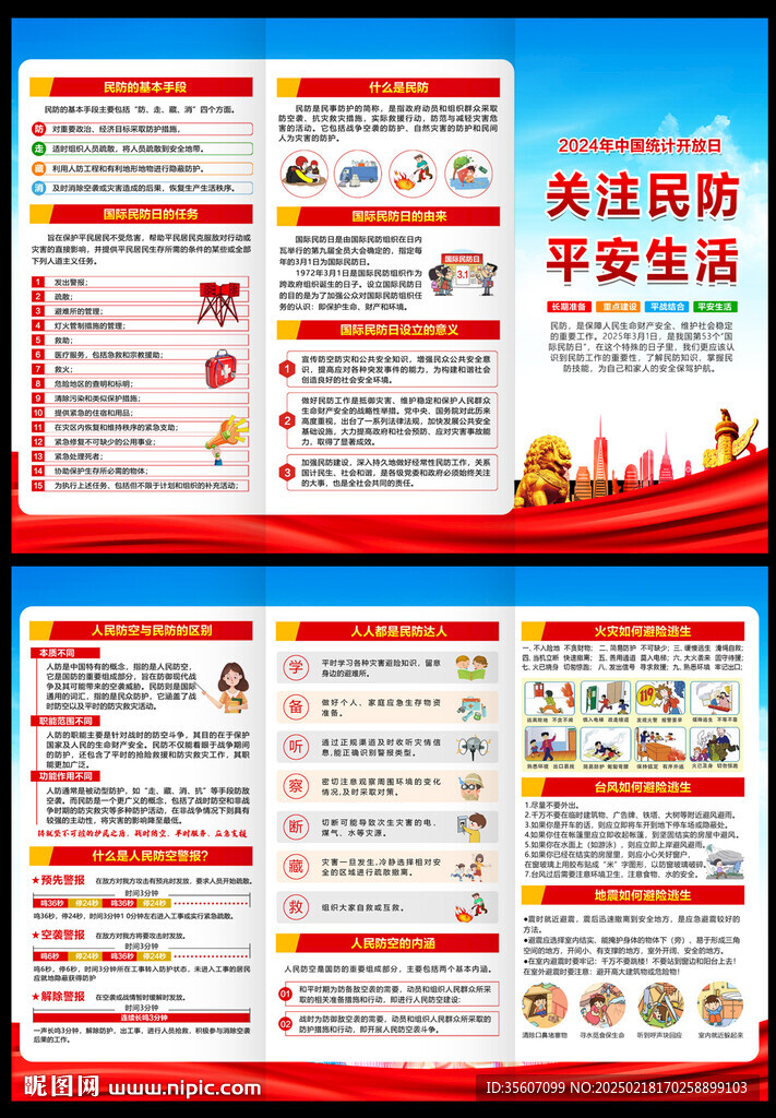 2025年国际民防日折页