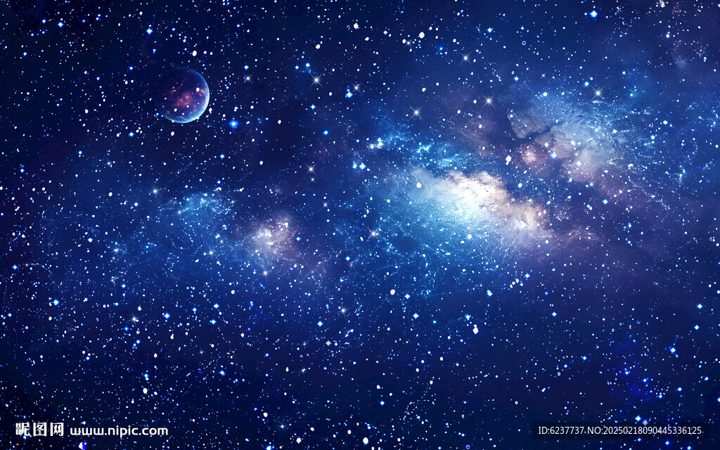 浩瀚星空背景图