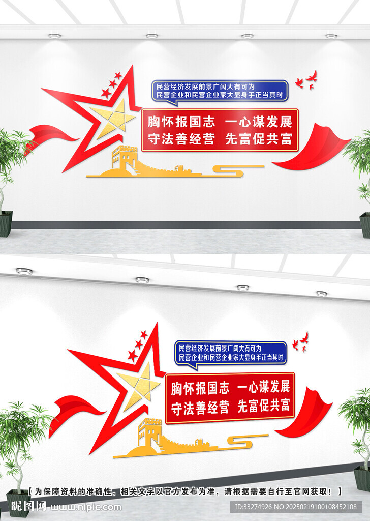 民营经济发展文化墙