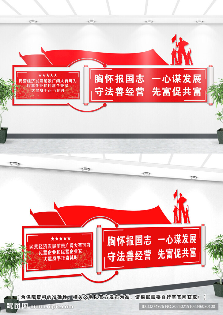 民营企业党建文化墙
