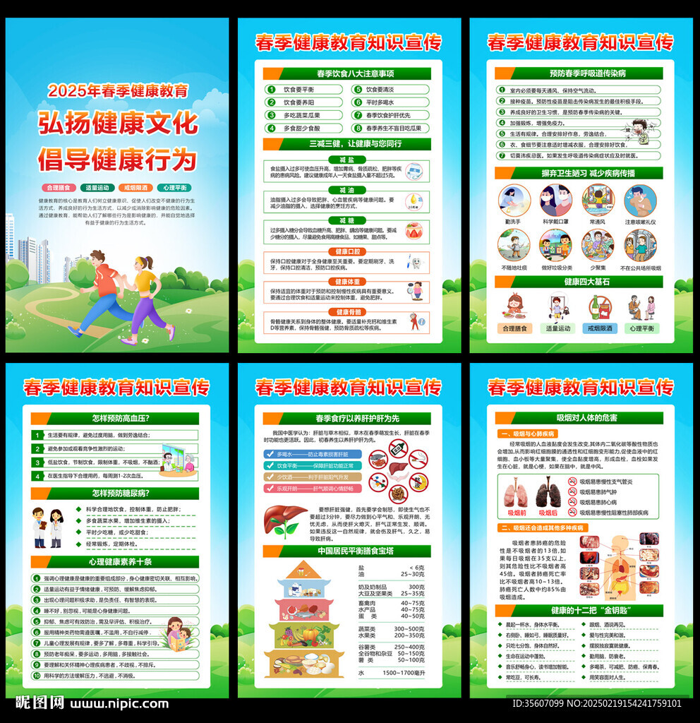 春季健康教育宣传栏