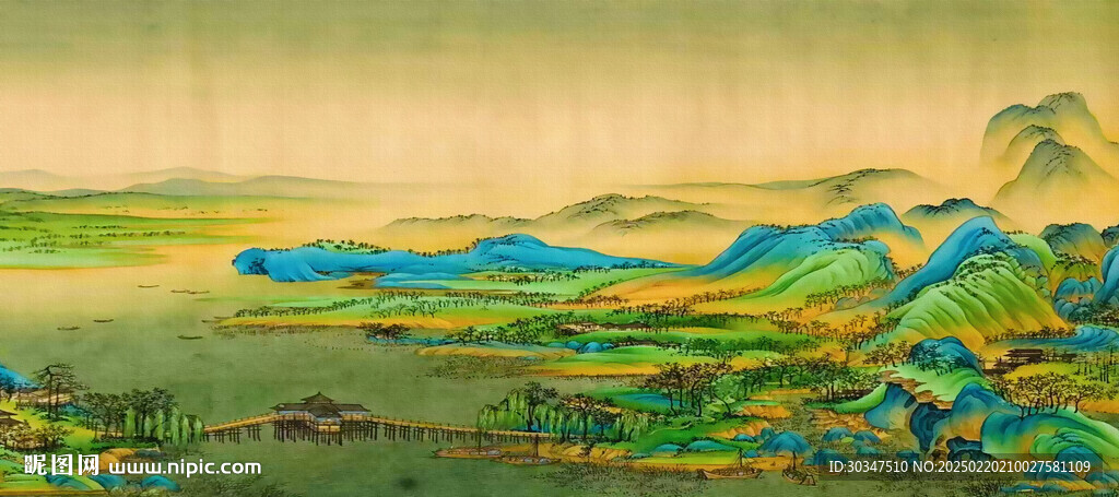 千里江山图