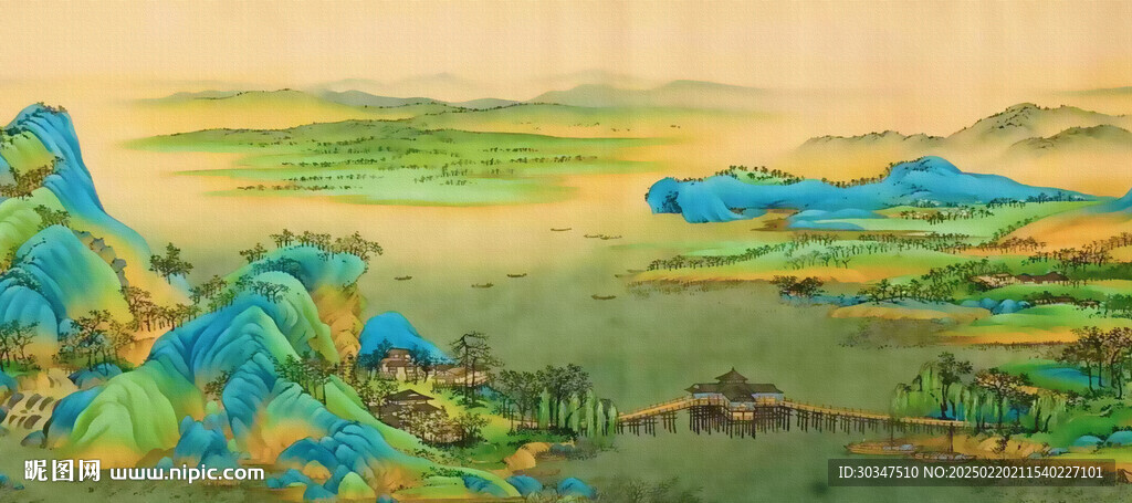 千里江山图