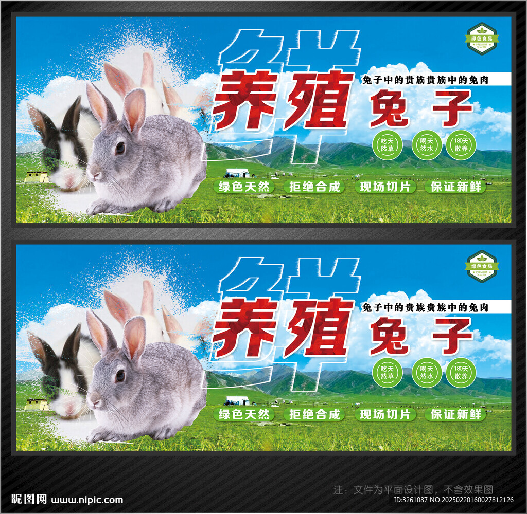 兔子展板