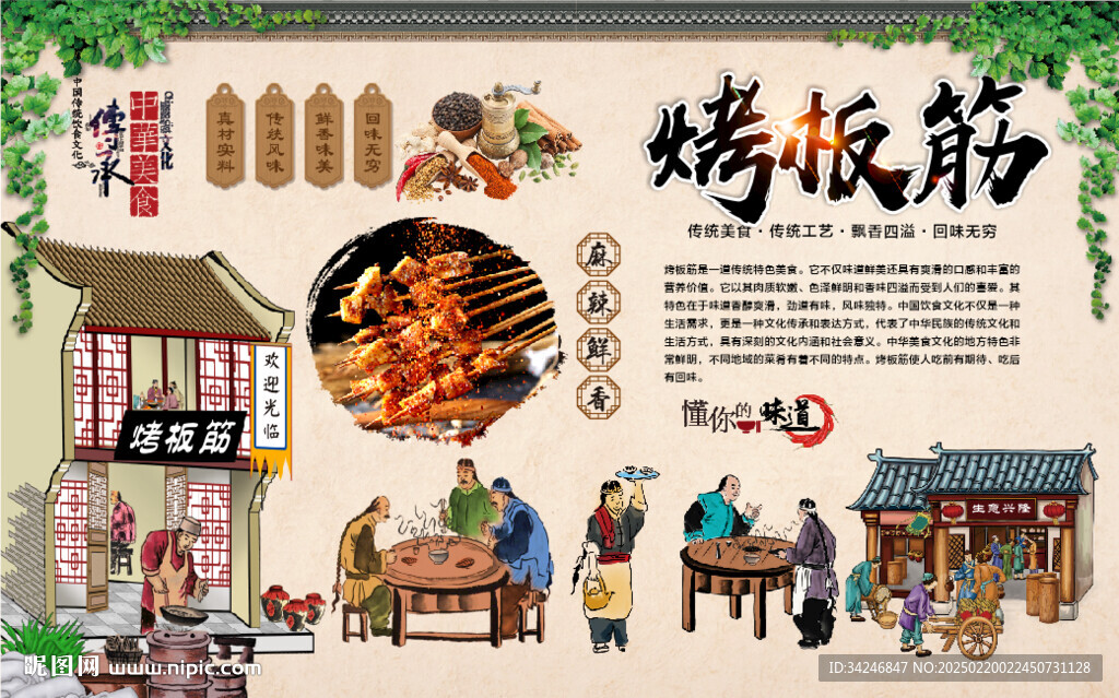 烤板筋