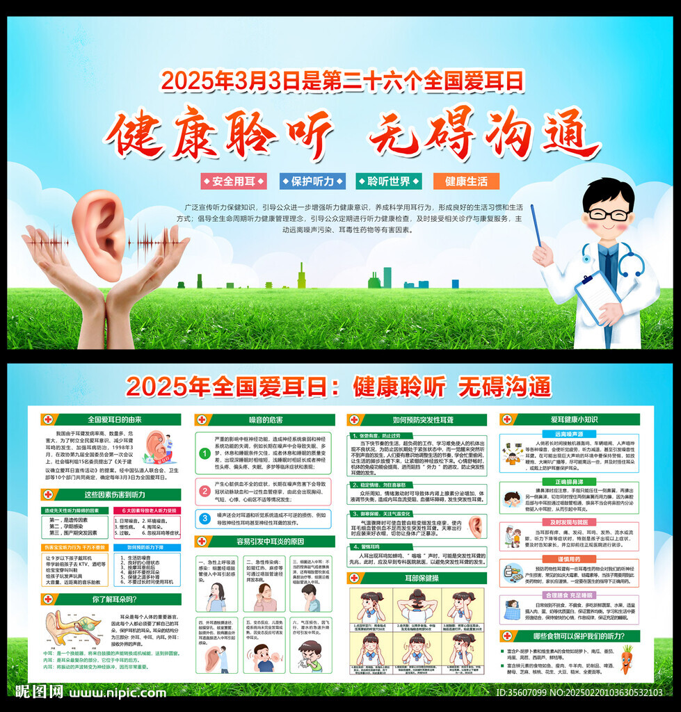 2025全国爱耳日宣传栏