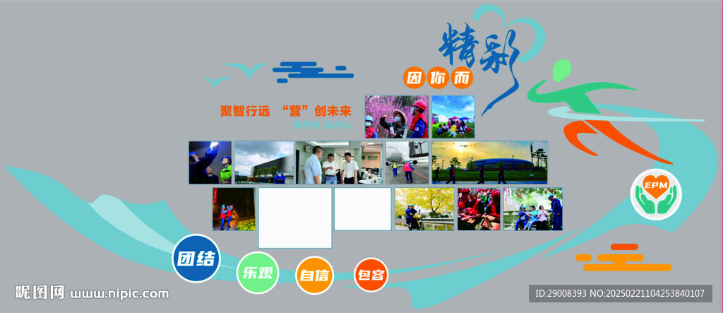 风采展示 文化墙
