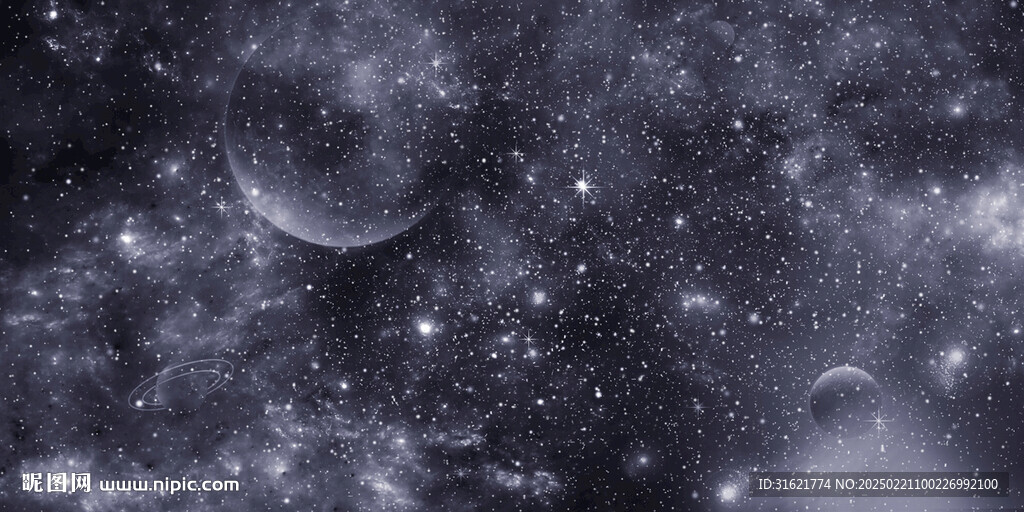 灰色星空图 