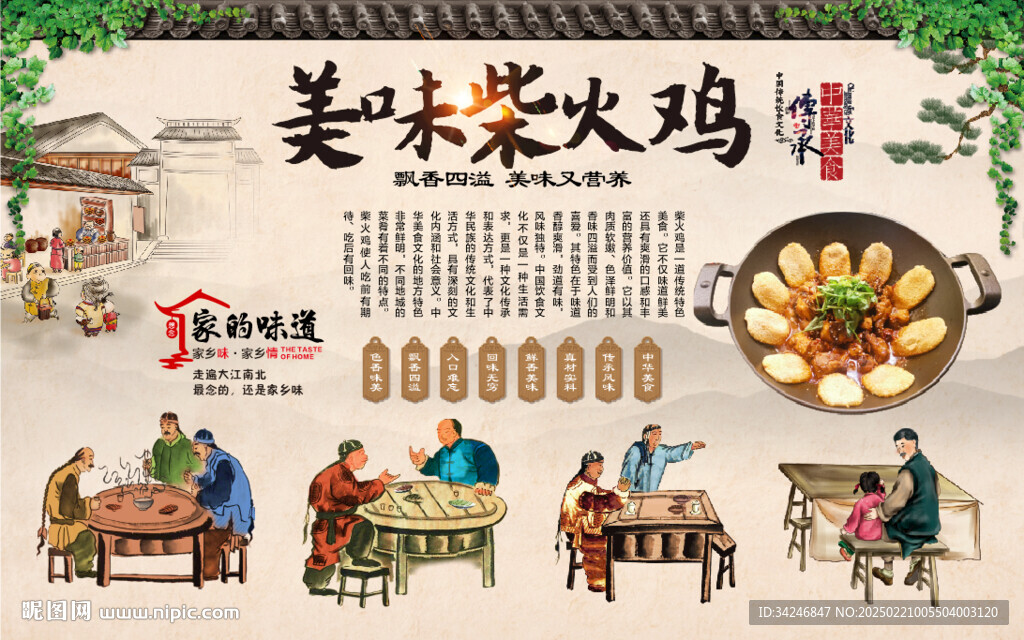 柴火鸡