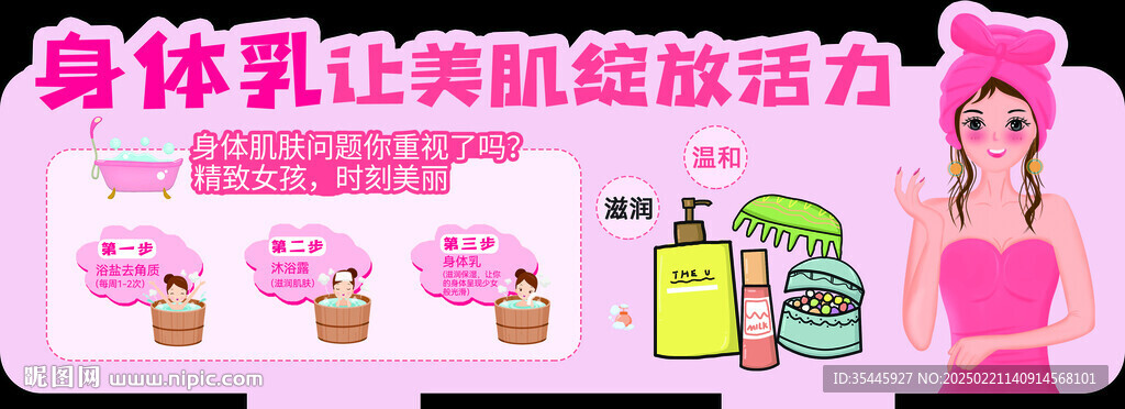 身体乳异形立牌展示