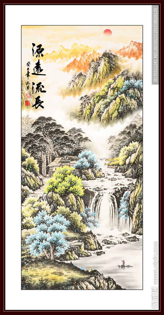 玄关山水画