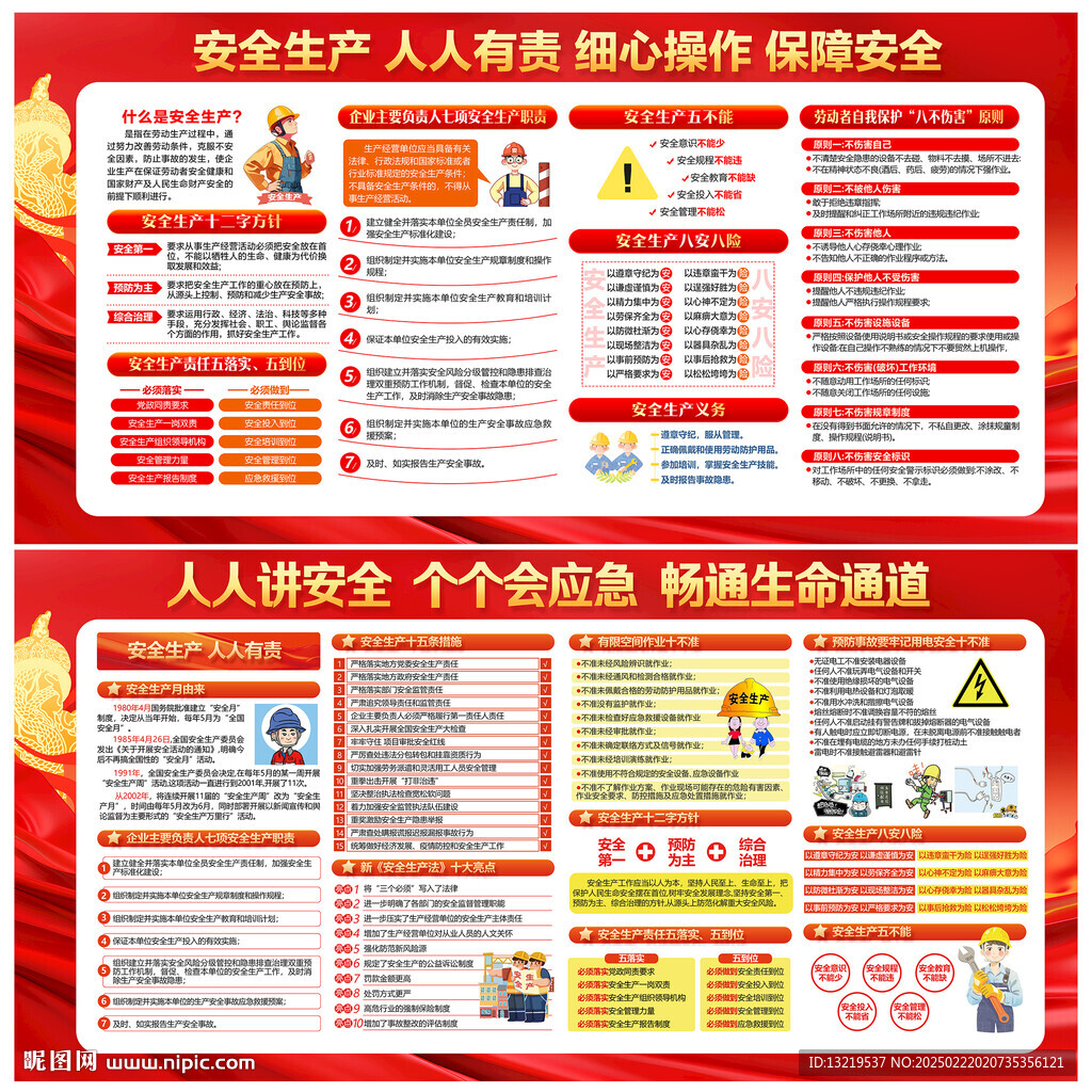 安全生产展板