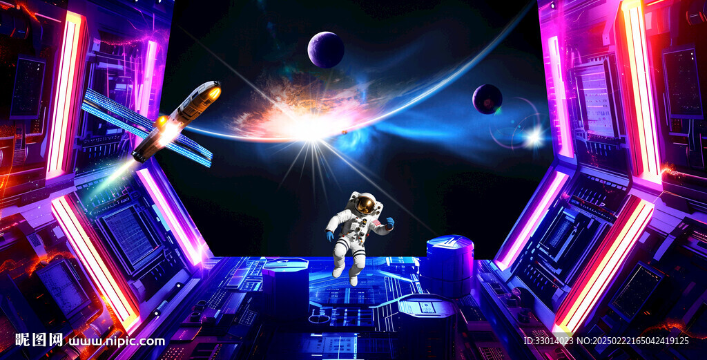 科幻星空场景