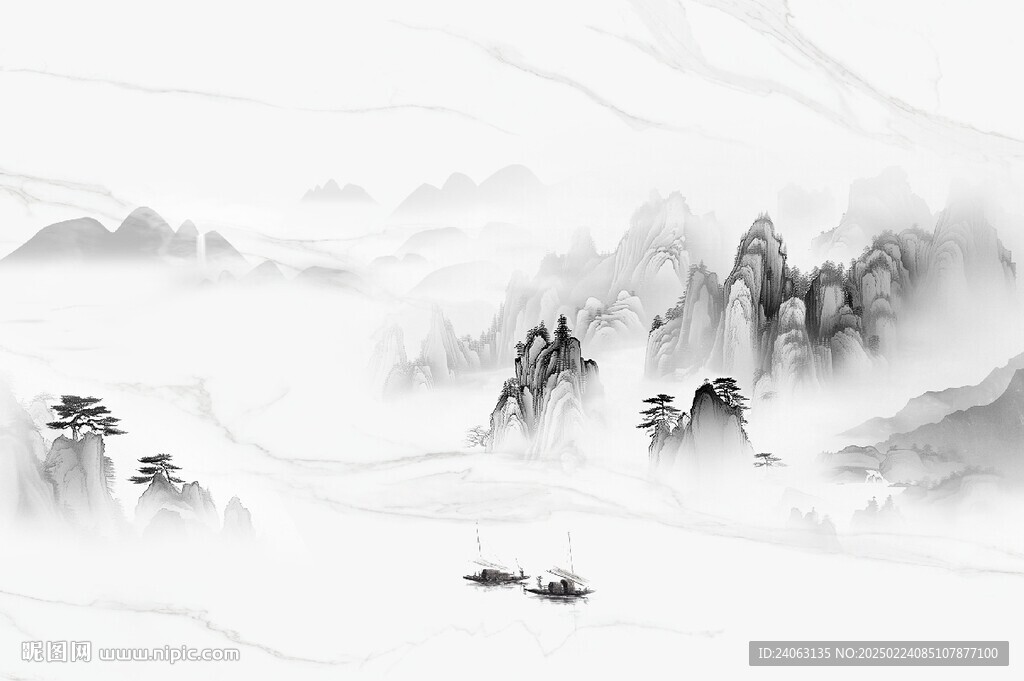 新中式山水画