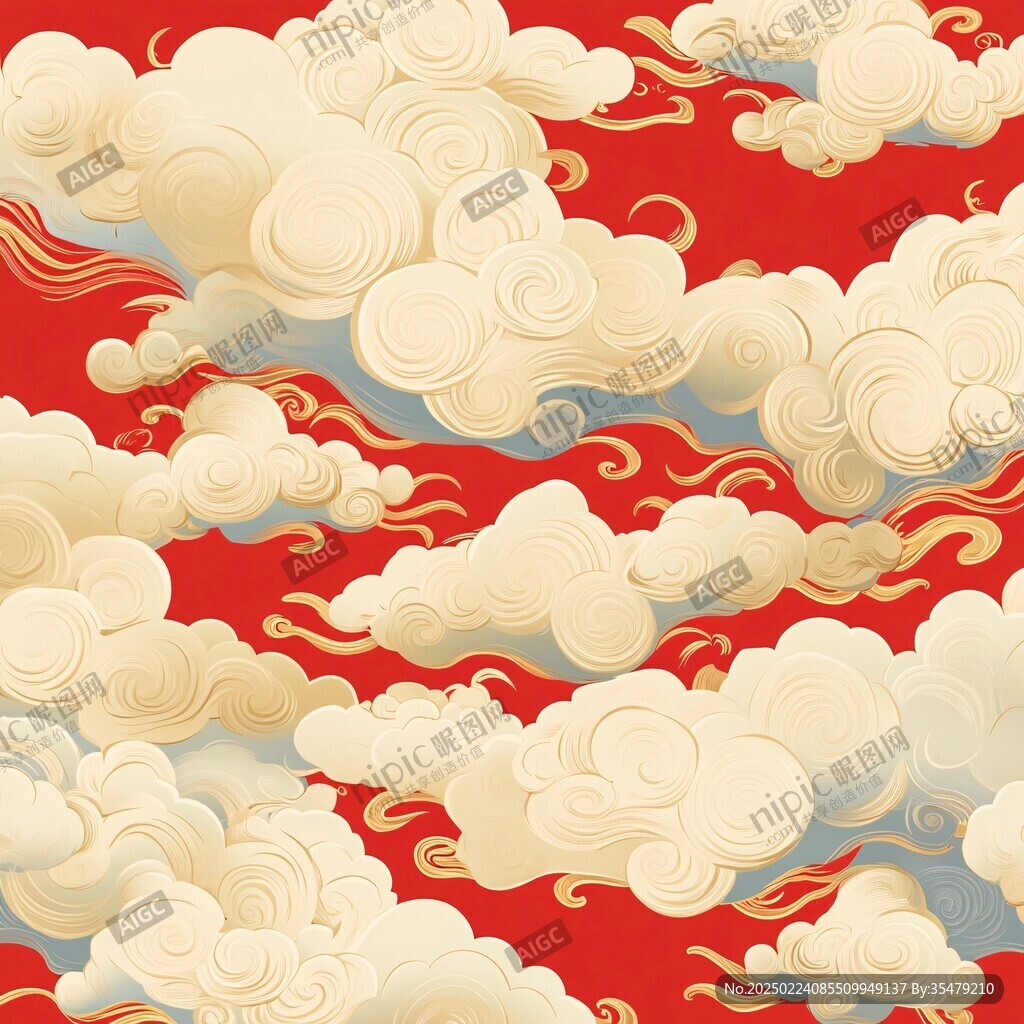 宋代云图高端云纹装饰