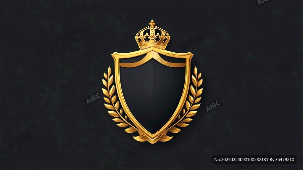 皇冠盾牌创意logo