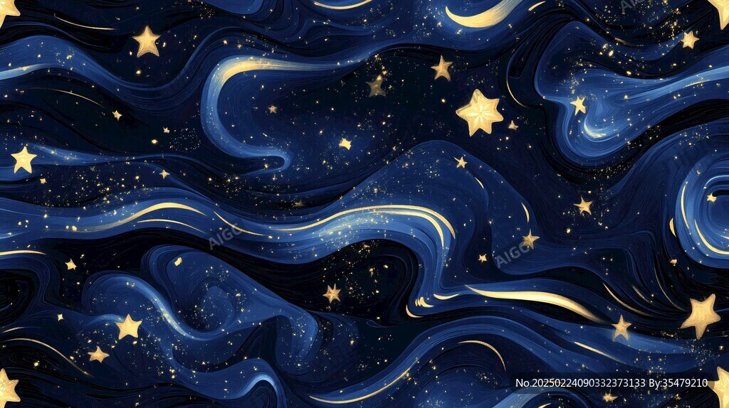 抽象写意星辰大海