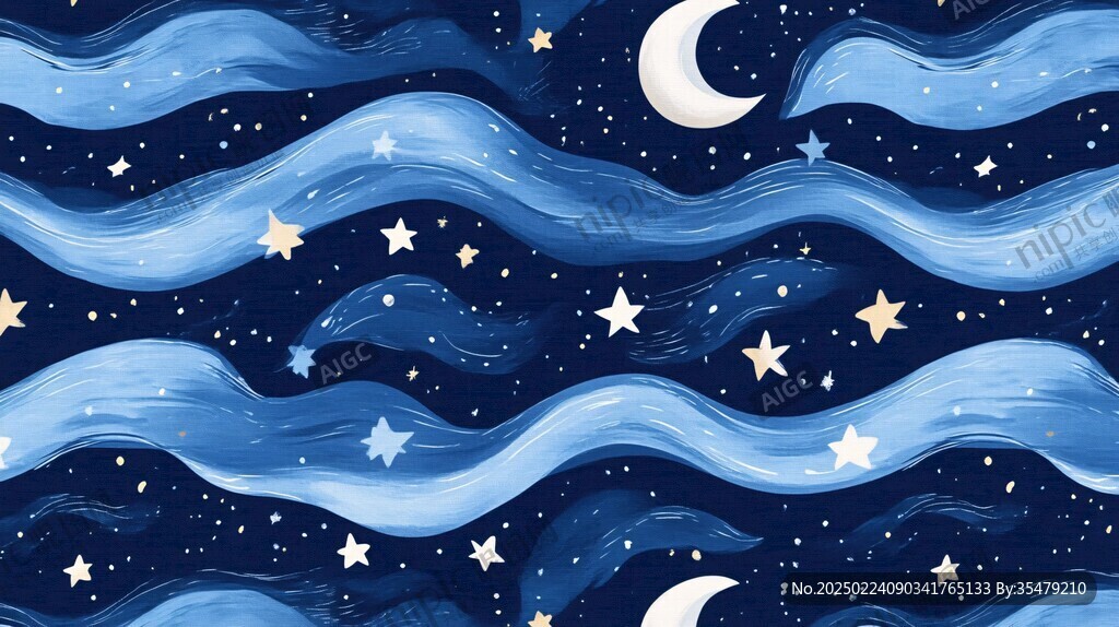 抽象写意星辰大海