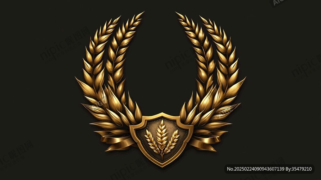 金色麦logo穗