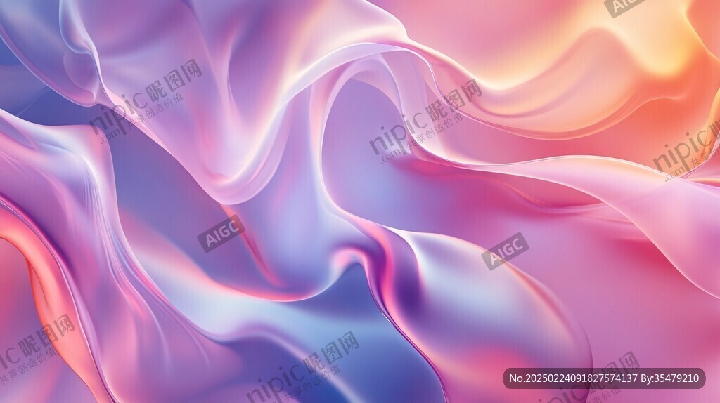 肌理彩色流体背景
