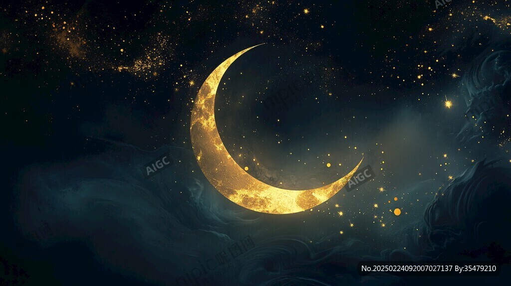 蓝月夜梦幻唯美奇幻