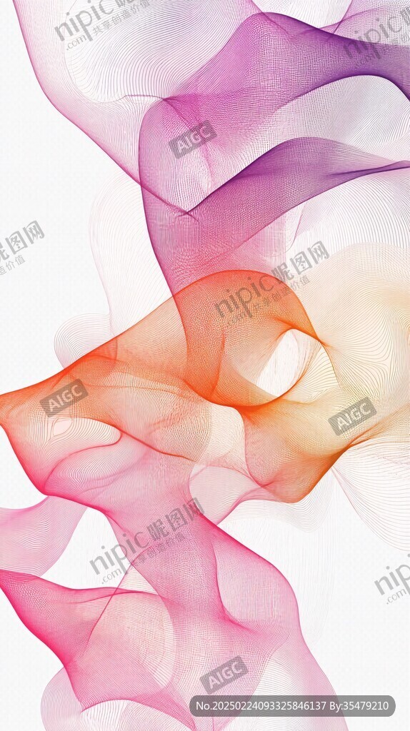 抽象艺术波浪