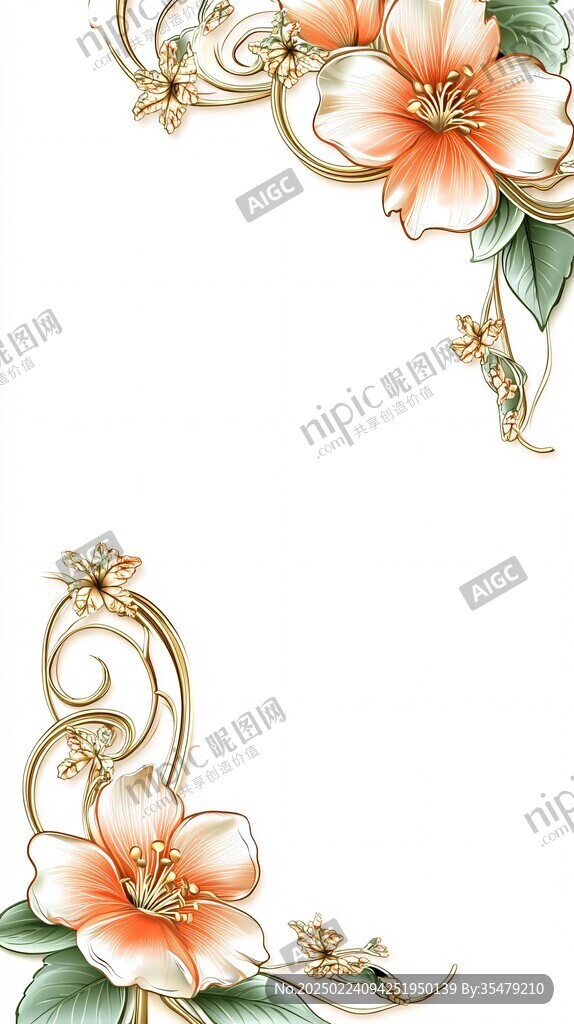 边框花底纹