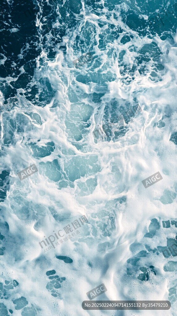 海水线条海浪