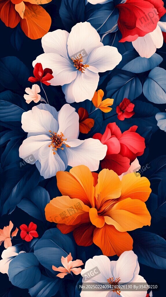 立体质感花卉