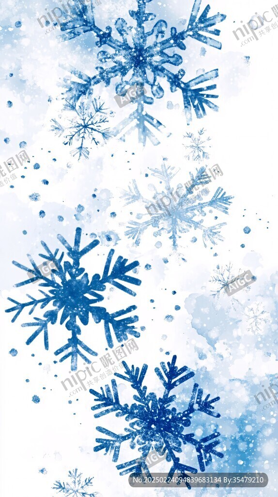 雪花片底纹