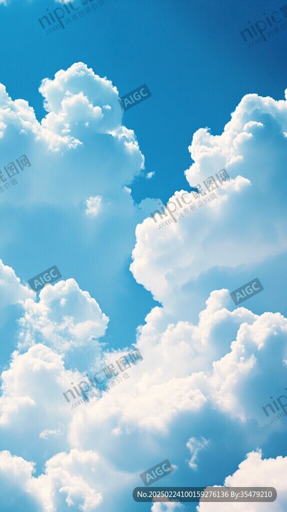 3d云蓝天白云