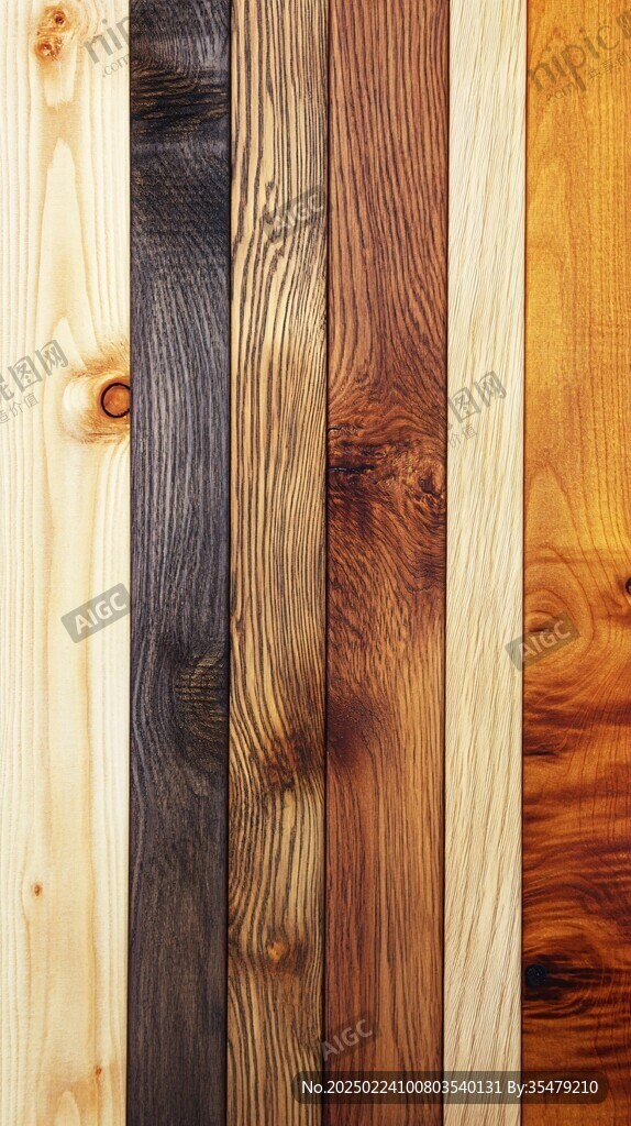 多种颜色木板木材