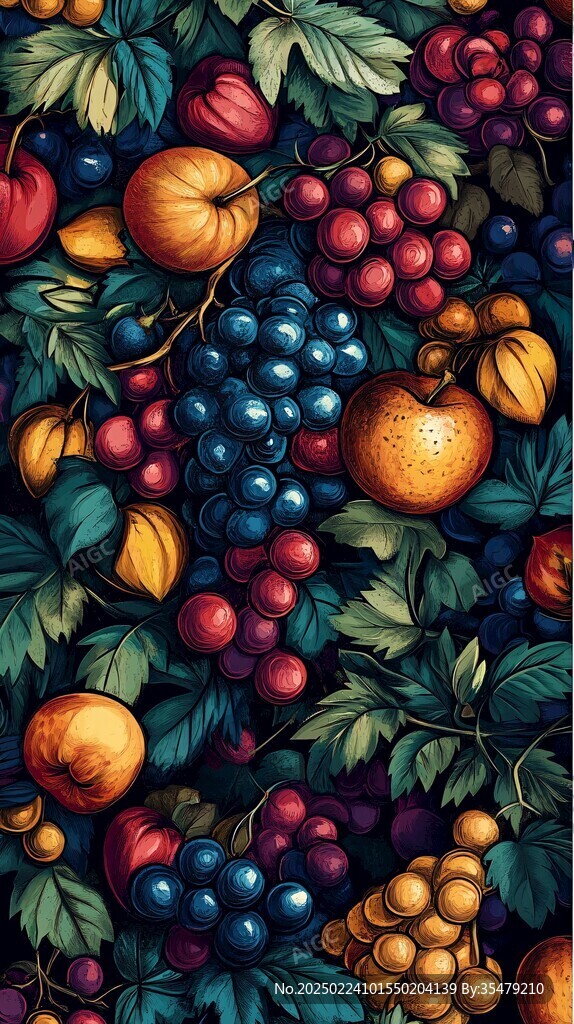 水果插画壁纸