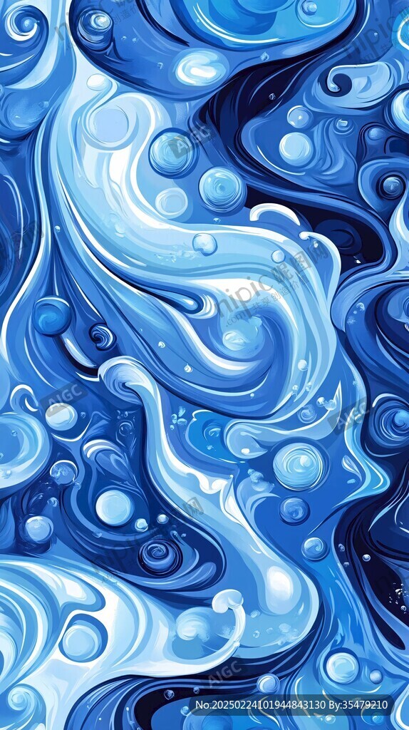 立体水纹